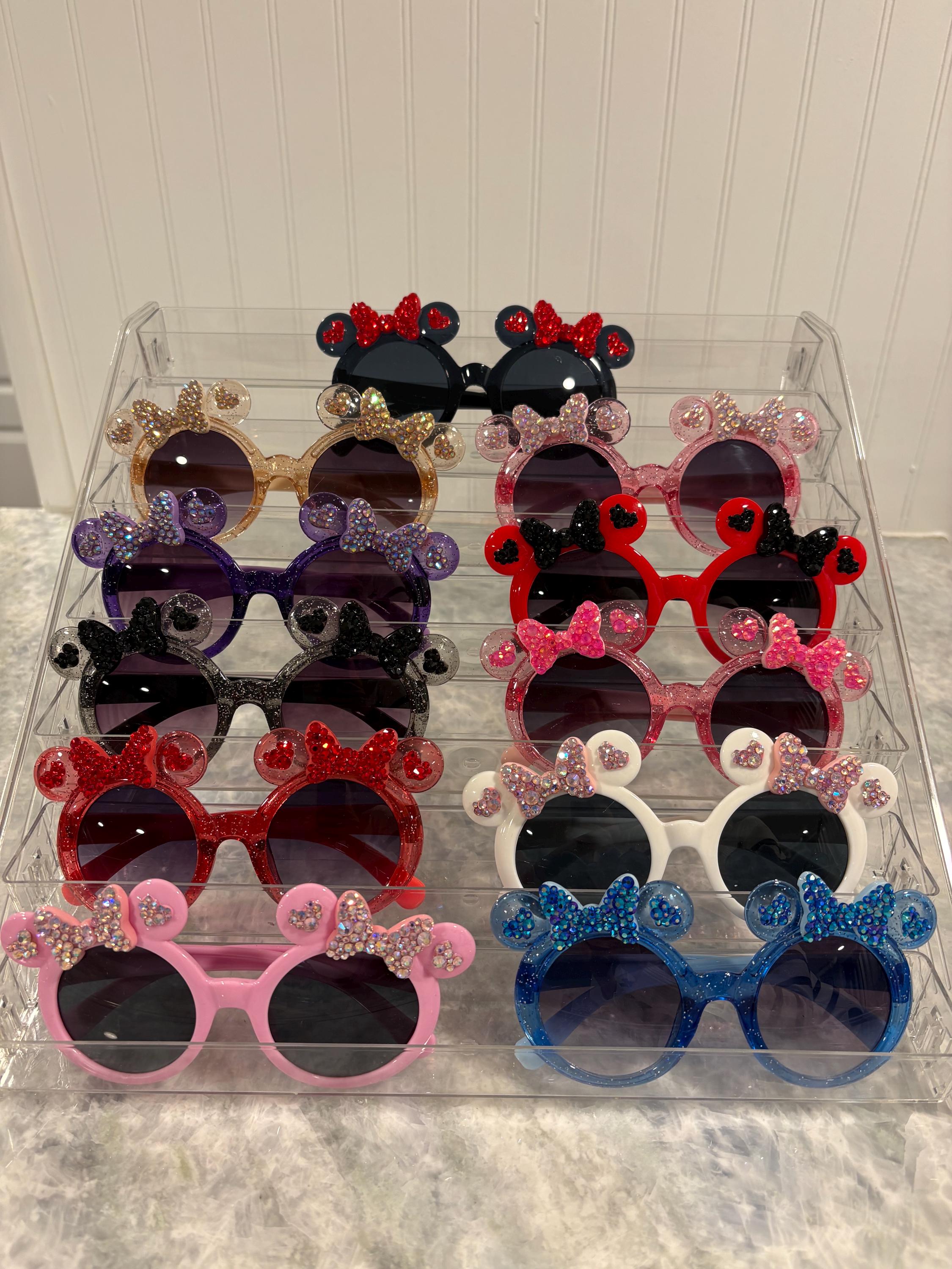 Purple Rhinestone Sunglasses - Etsy