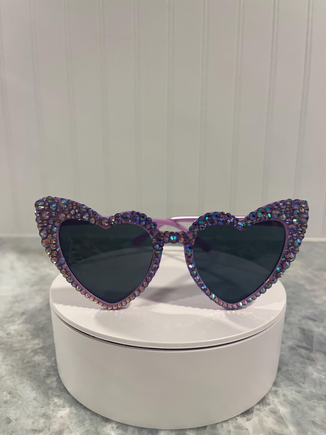 Babyhug Cat Eye Shape Sunglasses with Bow Applique - Light Blue main image 0