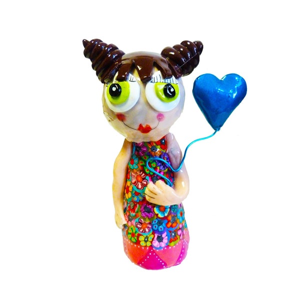 Colorful  And Unique Birthday Doll With a Balloon