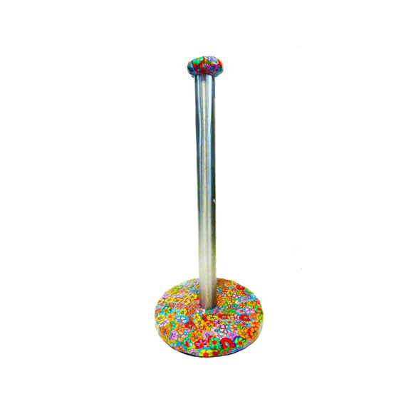 Rainbow paper towel holder sale