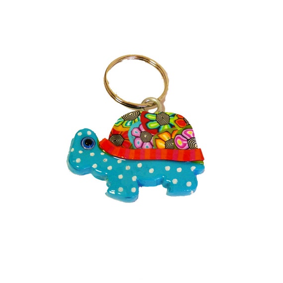 Turtle key chain Key chain Keychain Key holder unique key Etsy