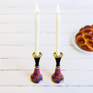 Candlestick Holder, Candlesticks, Housewarming Gift, Bat Mitzvah Gift, Wedding Gifts, Jewish, Judaica, Jewish Art, Candle image 3