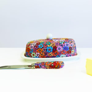 Butter keeper, Handmade Ceramic Butter with lid, Covered Pottery Server, Unique Kitchen Gift Idea