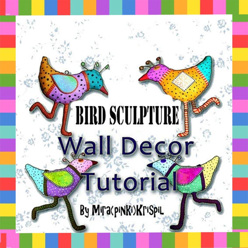 DIY Polymer Clay Bird Sculpture Tutorial (Easy Wall Decor PDF) image 1