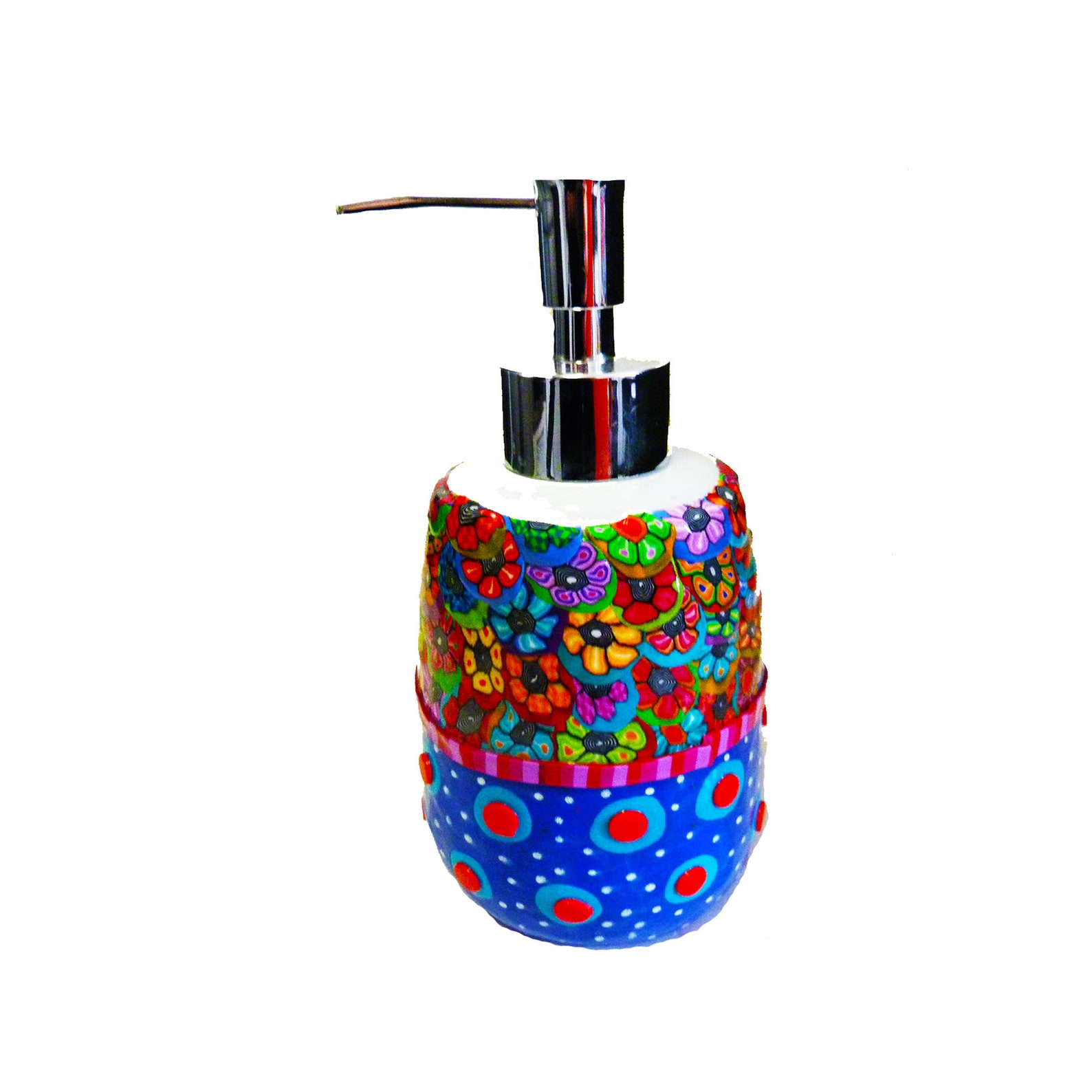 Porcelain Hand Soap Dispenser Blue Liquid Soap Dispenser Etsy