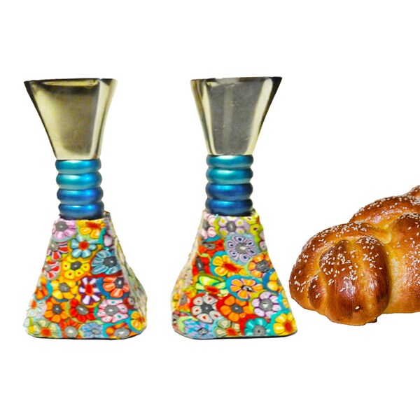 Shabbat Candlesticks Etsy