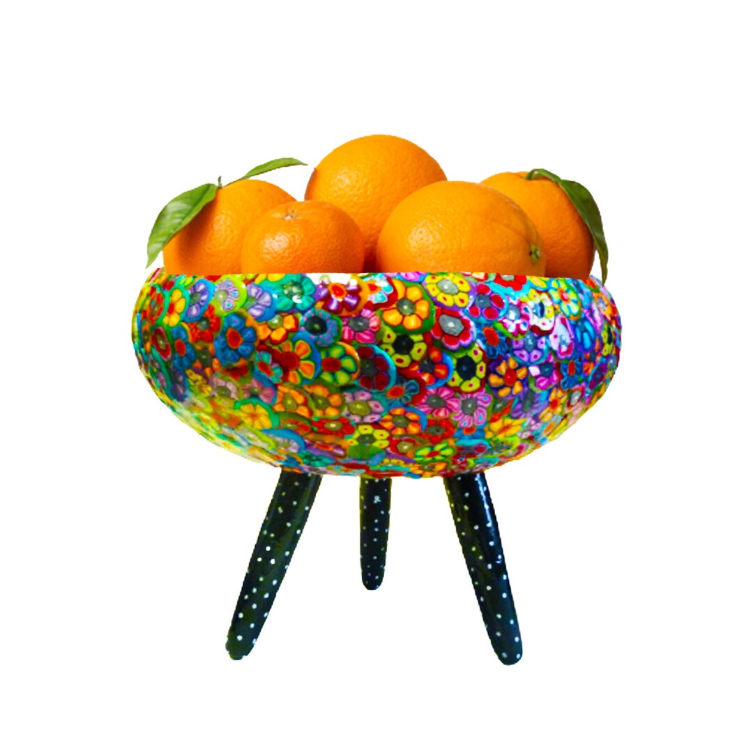 Footed Ceramic Bowl Ceramic Salad Bowl Ceramic Fruit Bowl Etsy