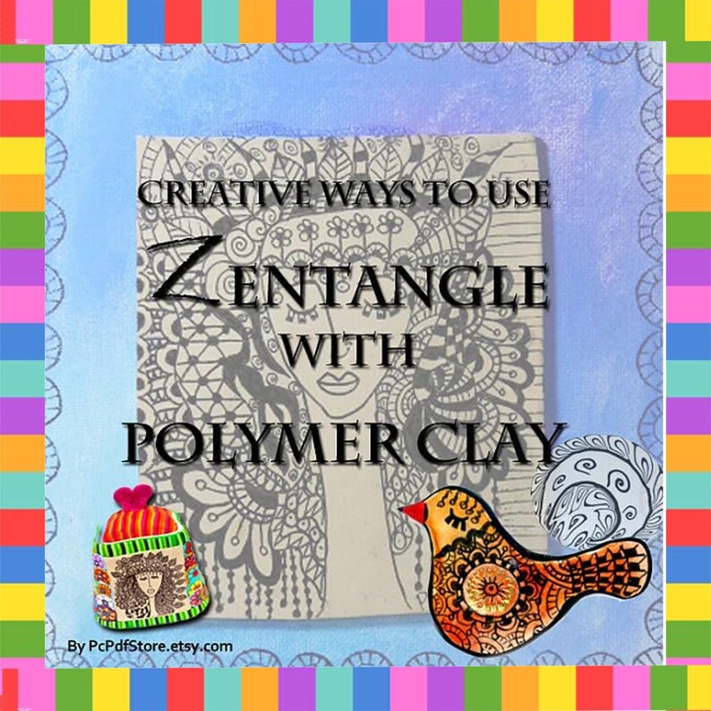 Clay Art Tutorial: Mindful Polymer Sculpting - Zen Doodle Patterns image 8