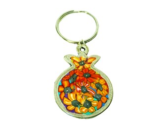 Colorful Pomegranate Key chain for Woman, New Driver key chain