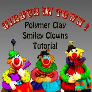Clown Sculpture Craft Tutorial: Polymer Clay DIY (Printable PDF) image 8