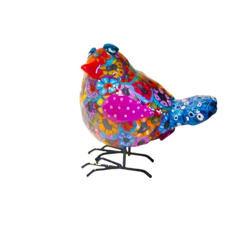Modern shelf decor- lovebird figurine image 3