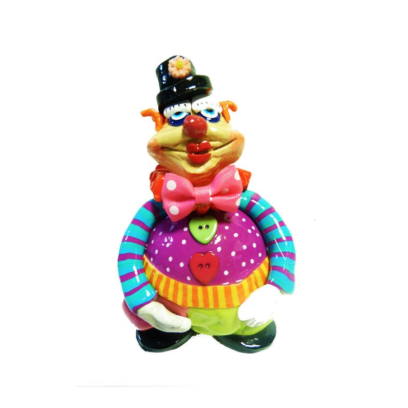 Clown Sculpture Craft Tutorial: Polymer Clay DIY (Printable PDF) image 4