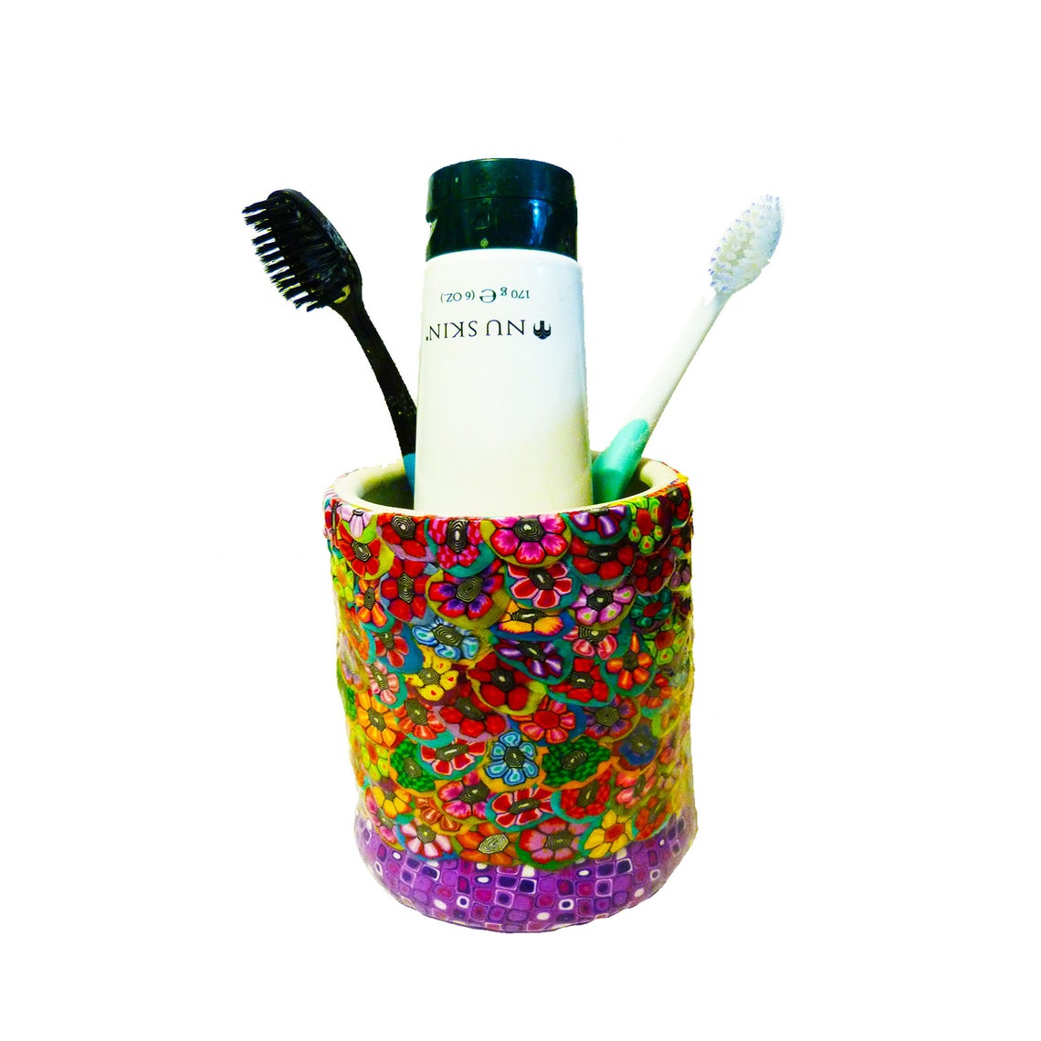 Colorful Toothbrush Holder Colorful Bathroom Accessories Etsy