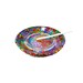 Colorful Round Glass Ashtray for Cigarettes 