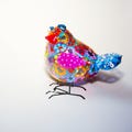 Handmade Clay Bird Figurine - Cheerful Pop Art Accent product logo