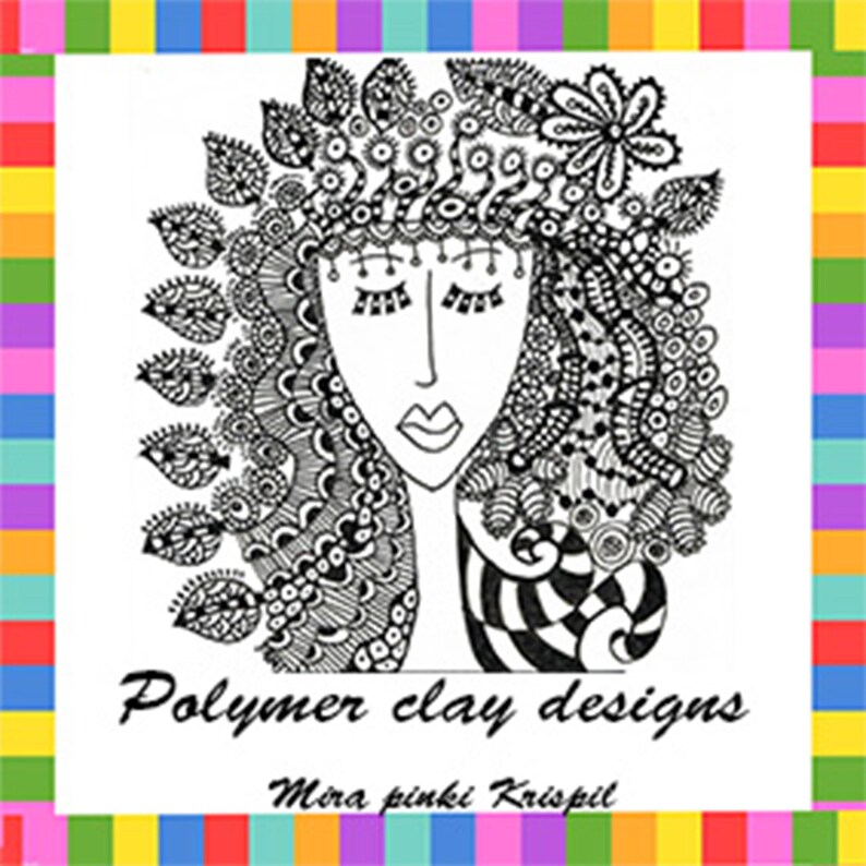 Tutorial en PDF de arcilla polimérica: Decoración de pared DIY imagen 9