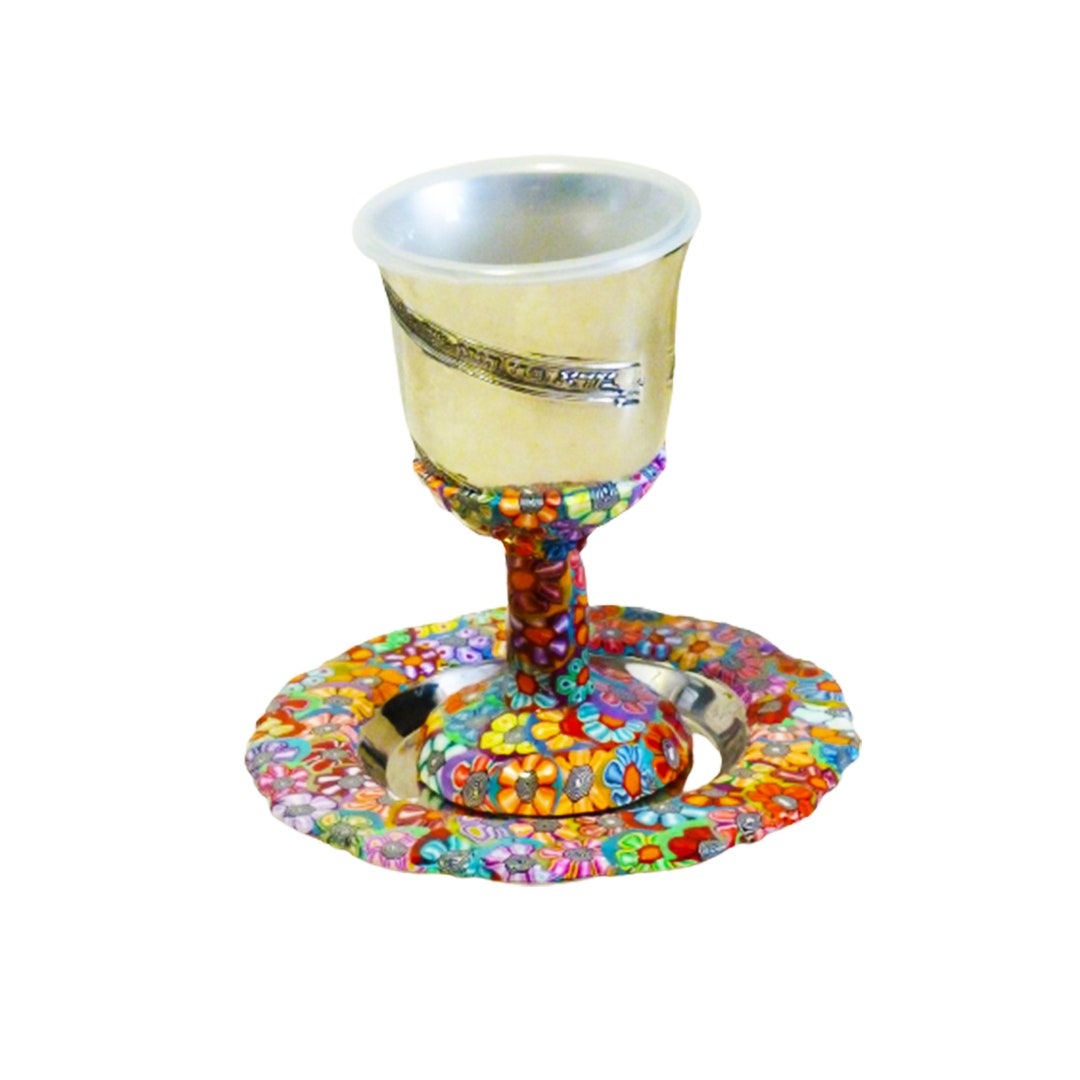 Modern Kiddush Cup, Jewish Wedding Gift, Bar Mitzvah Gift, Rosh