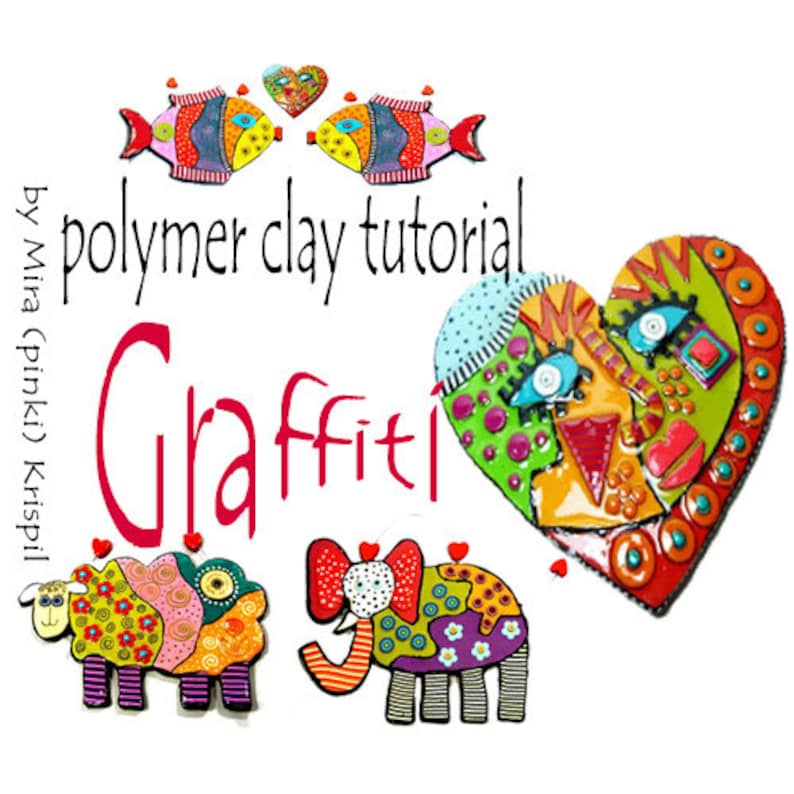 Polymer Clay PDF tutorial, Craft Instruction , DIY Tutorial image 1