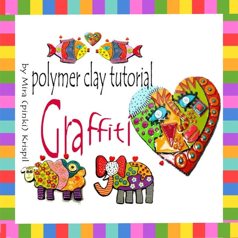 Tutorial en PDF de arcilla polimérica: Decoración de pared DIY imagen 1