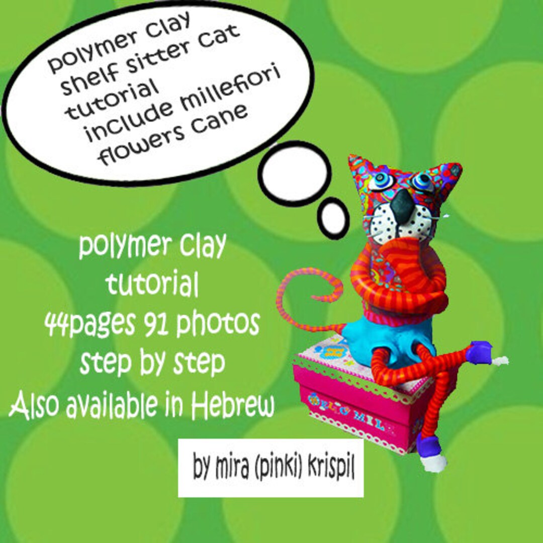 Polymer Clay PDF Tutorial, Step by Step Tutorial, DIY Tutorial - Etsy
