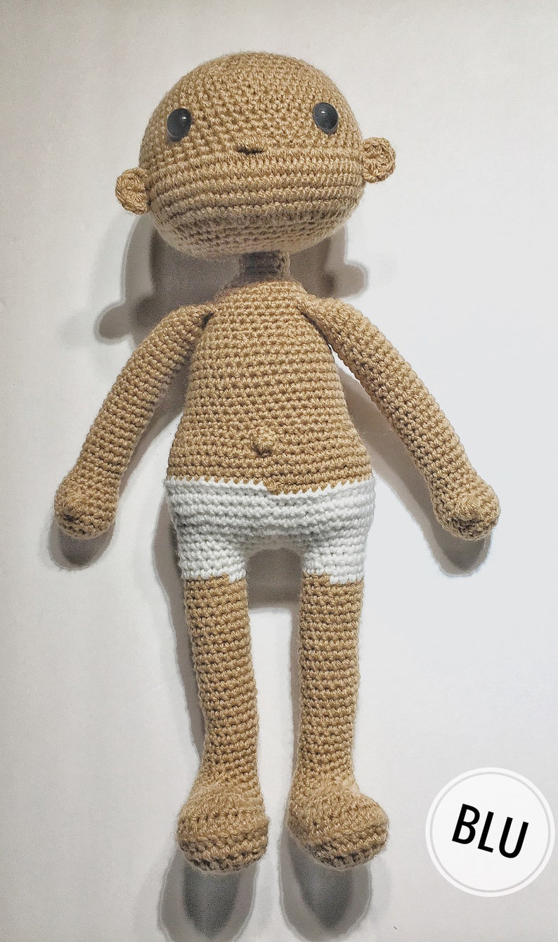 CROCHET PATTERN Lucas Doll image 3