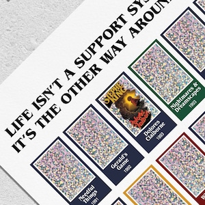 Stephen King, Stephen King checklist, stephen king gifts, stephen king flowchart, stephen king scratch off, stephen king all book diagram image 1