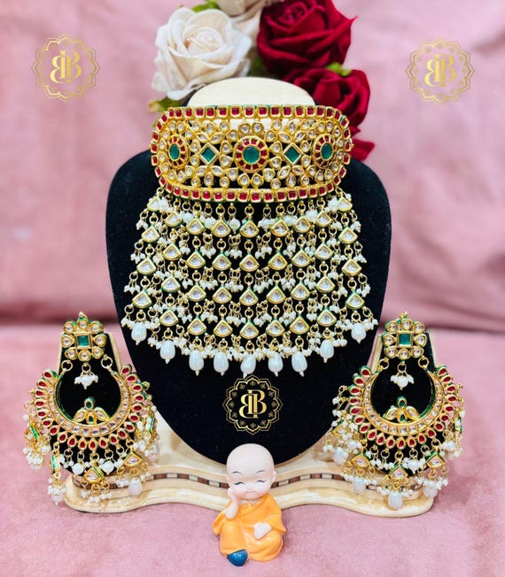 Kundan Big Size RAJISTHANI Aad Set