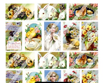 Digital Printable Spring 65 Easter Collage Sheet