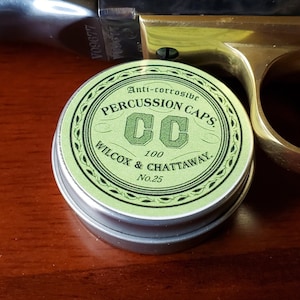 Percussion Cap Tin, Replica, Chattaway