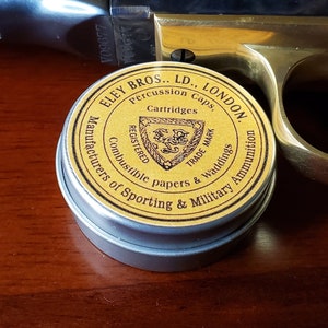 Percussion Cap Tin, Replica, Eley London.