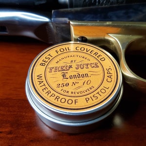 Percussion Cap Tin, Replica, Joyce Best.