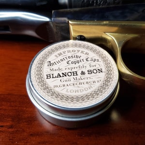 Percussion Cap Tin, Replica, Blanch & Sons.