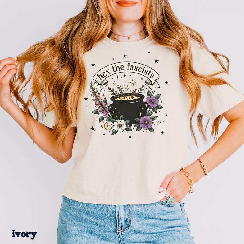 Activist Movement Apparel Political Statement Shirt Resistance Clothing Design Progressive Message Expression Vintage Style Graphic Tee Cotton Quality Construction Boxy Fit Comfort Cropped Style Fashion Social Justice Support Rally March