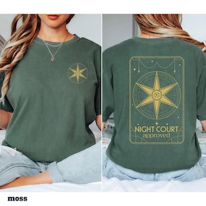 Night Court shirt, romance book merch,SJM Velaris shirt,Comfort Colors shirt,Rhysand Feyre t-shirt, Shadow daddy booktok merch,romantasy tee