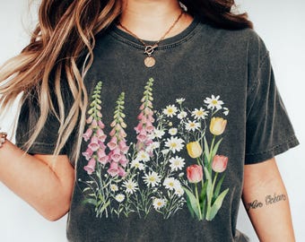 Floral Subtle FDT Political Shirt Design Resistance Flower Protest Clothing Human Rights Feminist Apparel Anti Trump Comfort Colors
