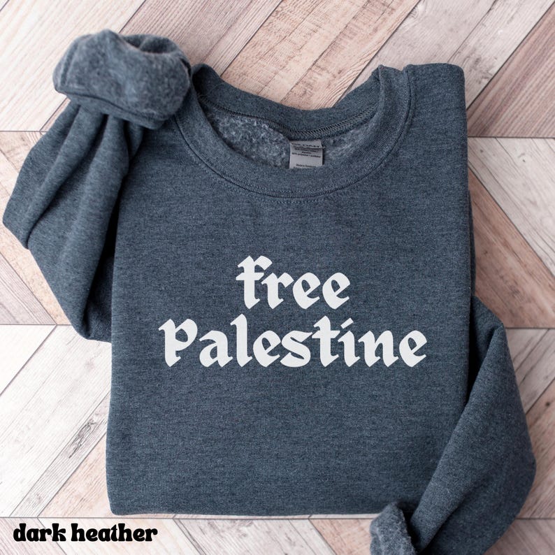 Free Palestine Shirt Human Rights Activist Clothing Solidarity Movement Support Apparel Protest Wear Gaza Awareness Political Statement image 6