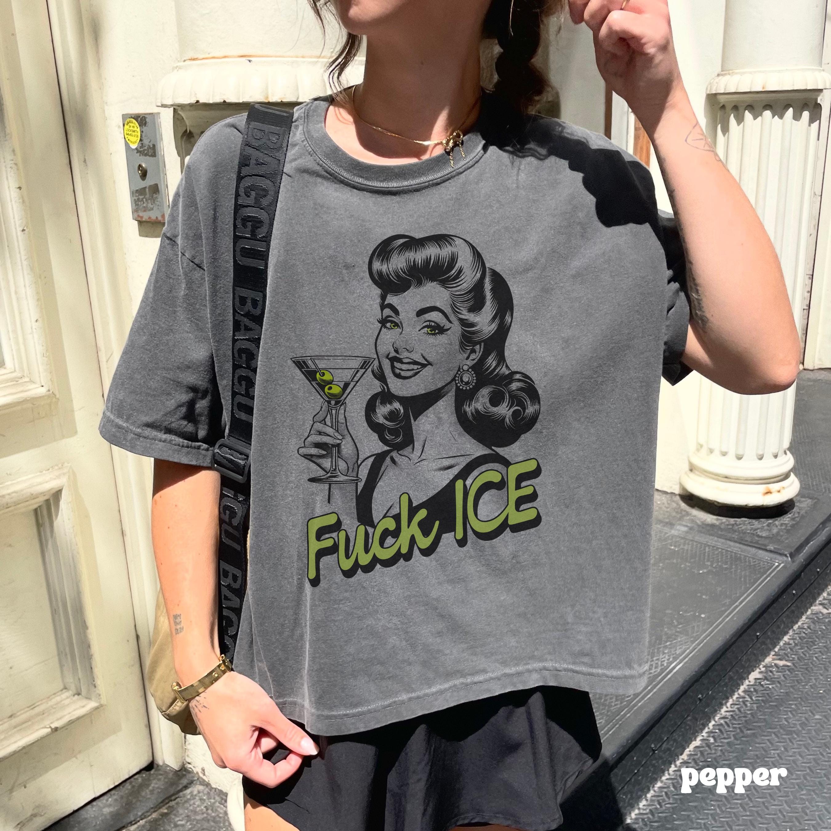 Fuck ICE Cropped Top,abolish ICE Protest Crop T,chinga La Migra