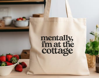 Al Cottage, borsa tote boxy Bookish Hockey Romance, borsa tote in tela riscaldata Rivalry Reader, borsa estetica BookTok, regalo Cozy Romance Reader