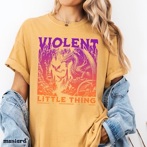 Fourth wing merch shirt,Violet Sorrengail Unisex Garment-Dyed T-shirt,Iron Flame, Bookish T,Booktok Merch,Romantasy Apparel,Dragon Rider