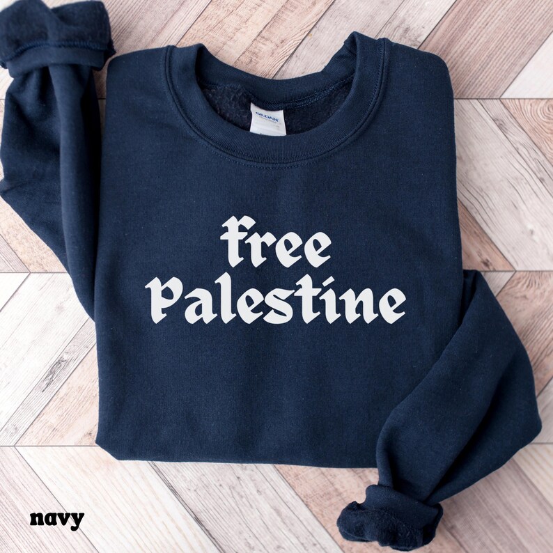 Free Palestine Shirt Human Rights Activist Clothing Solidarity Movement Support Apparel Protest Wear Gaza Awareness Political Statement image 9
