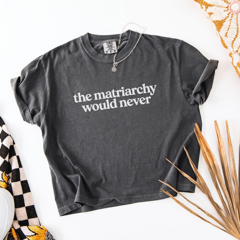 Womens Rights Tee Shirt Feminist Statement Piece Cotton Activist Clothing Equality Movement Support Protest Rally Wear Birthday Gift Idea Feminist Present Vintage Style Look Comfortable Boxy Fit Quality Construction Durable Heavy Fabric