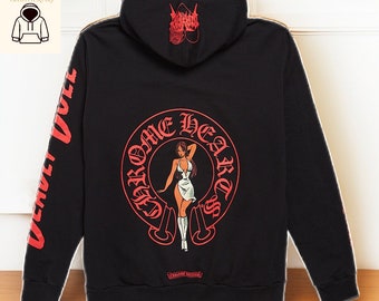 Black Chrome Hearts Doll Hoodie