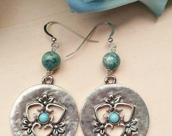 Heavenly Turquoise Silver Earring E6543 main image 0