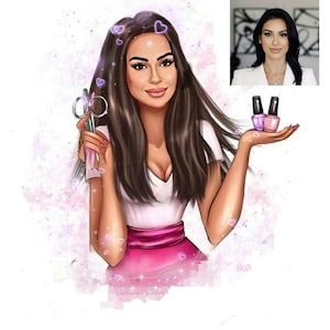 Custom Cartoon Logo, Cartoon Logo For Business, Cartoon Portrait Logo, Logo Maker, Real Estate Logo, Nail Logo, Beauty Logo, Lashes Logo