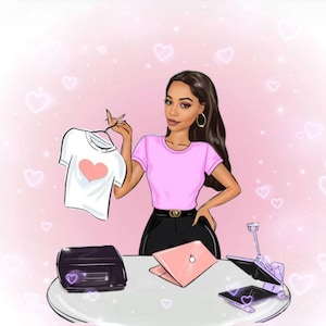Logotipo de desenho animado para empresas de impressão | Logotipo de mascote personalizado para serigrafistas, lojas de produtos e marcas de impressão sob demanda