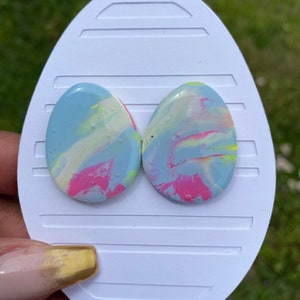 Easter Egg Studs Neon