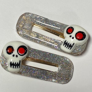 Halloween Hair Clip, barrette pair