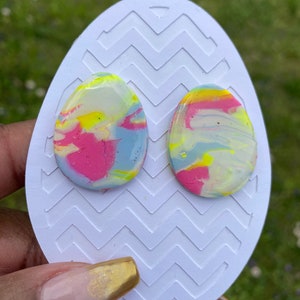 Easter Egg Studs Neon