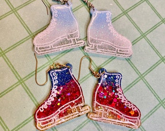 Blades of Glory Resin Earrings