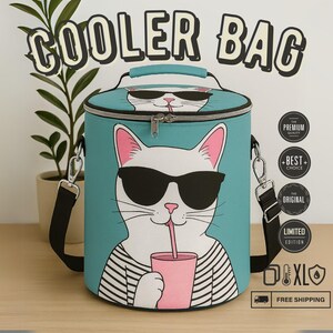 Bolsa térmica para gatos, de lados blandos, para picnic, de viaje, para supermercado y camping, portátil con entrega gratuita.